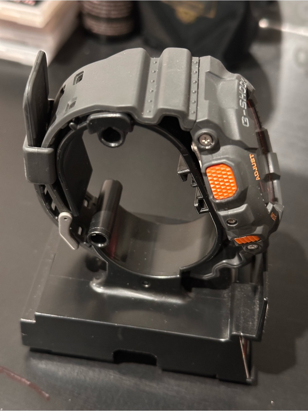 Casio G-Shock GA-110TS Black Orange Analog Digital Shock Resistant Watch - Picture 2 of 7
